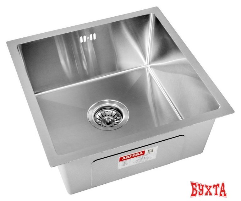Кухонная мойка ARFEKA ECO AR 450*450 SATIN 3