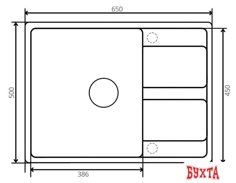 Кухонная мойка ZorG Apollo 65 (слоновая кость) 2