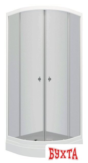 Душевой уголок Triton Грэй В 90х90 (белый)