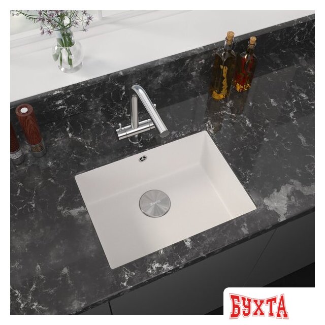 Кухонная мойка ZorG Fast 54 Premium alba