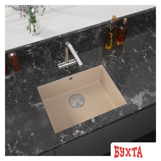 Кухонная мойка ZorG Fast 54 Premium beige 1