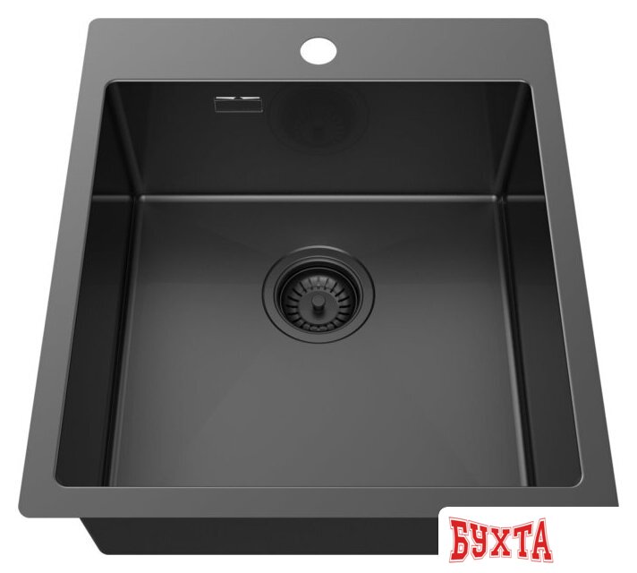 Кухонная мойка ZorG ZRN 5045 Premium PVD Gunblack 2