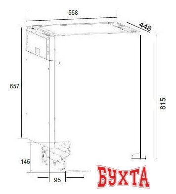 Встраиваемая посудомоечная машина ZorG W45A4A121G 5