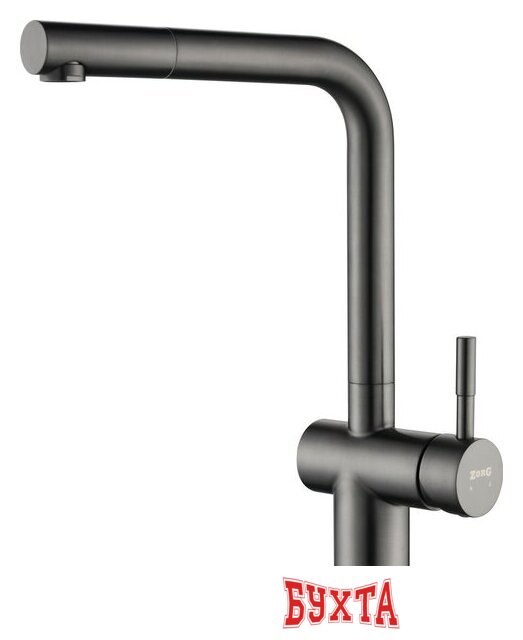 Смеситель ZorG Titan Premium PVD (gunblack)