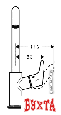 Смеситель Hansgrohe Focus E2 31609000 3