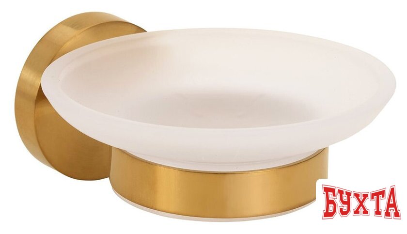 Мыльница Bemeta Sablo 160108042 (золото матовый)