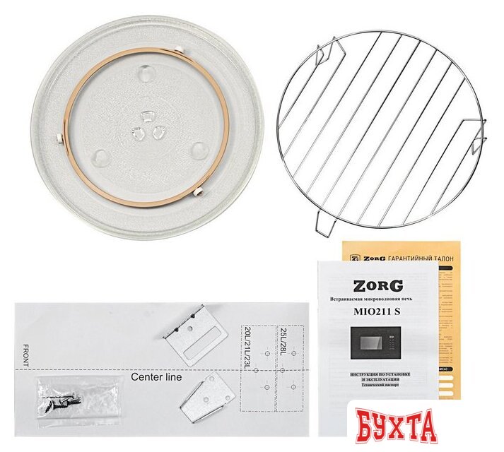Микроволновая печь ZorG MIO211 S (черный) 5