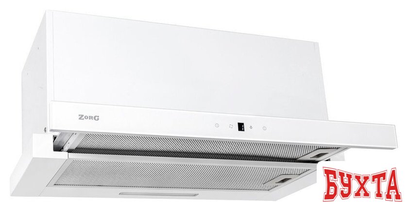 Кухонная вытяжка ZorG Turbo 1260 60 S (белый)