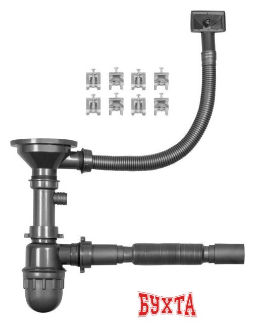 Кухонная мойка ARFEKA Eco AR 500*500 Gold PVD Nano Decor 5