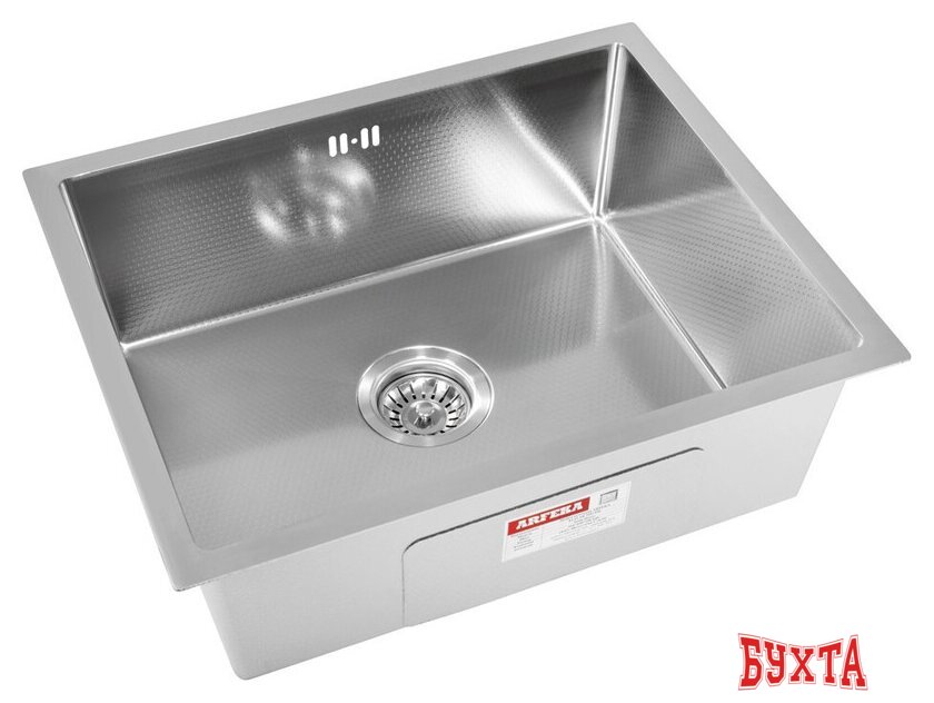 Кухонная мойка ARFEKA ECO AR 550*450 SATIN DECOR 2