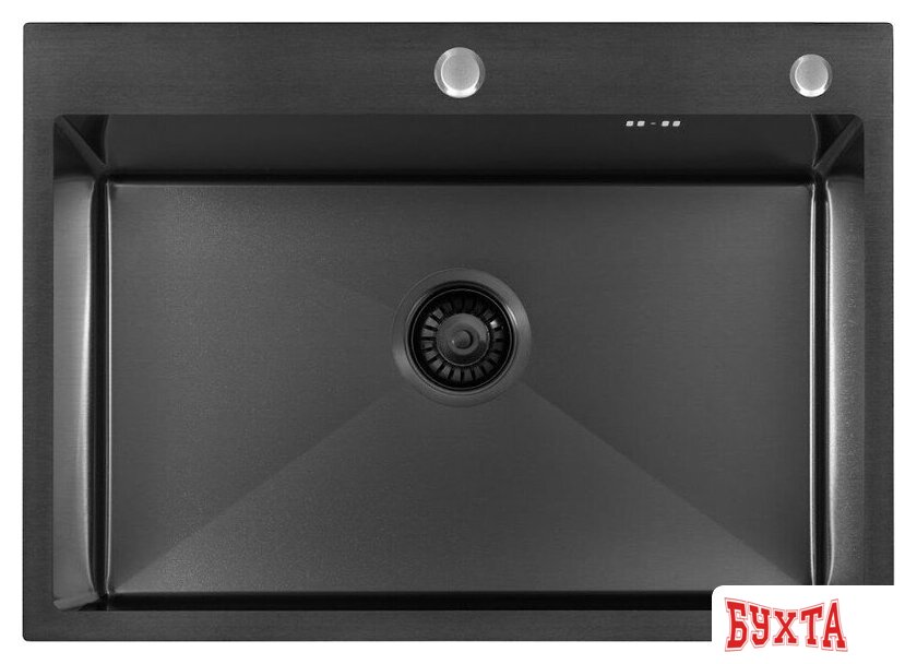 Кухонная мойка ARFEKA ECO AR 700*500 BLACK PVD NANO 5