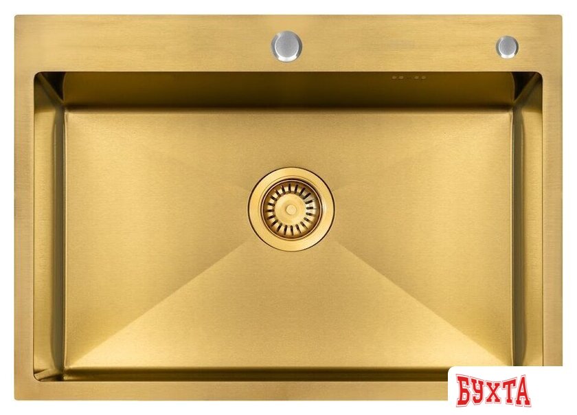 Кухонная мойка ARFEKA ECO AR 700*500 GOLD PVD NANO 4