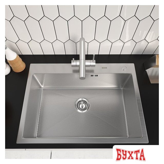 Кухонная мойка ARFEKA ECO AR 700*500 SATIN DECOR 2