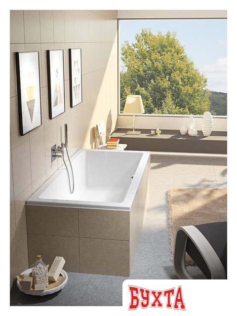 Ванна Riho Lusso 180x80 (с ножками) 3