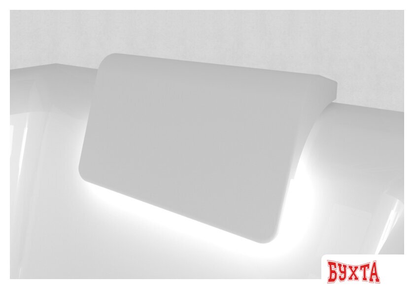 Ванна Riho Still Square Led 170x75 BR0200500K00132 (подголовник, без ножек) 3