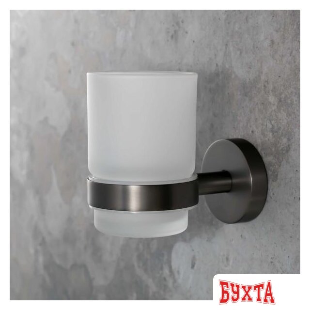 Стакан для зубной щетки и пасты Bemeta Graphit 156110012 2