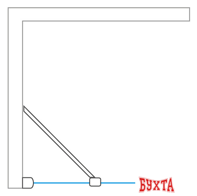 Душевая стенка Roth Lega Lift Line LZB/80 (хром/прозрачное) 4