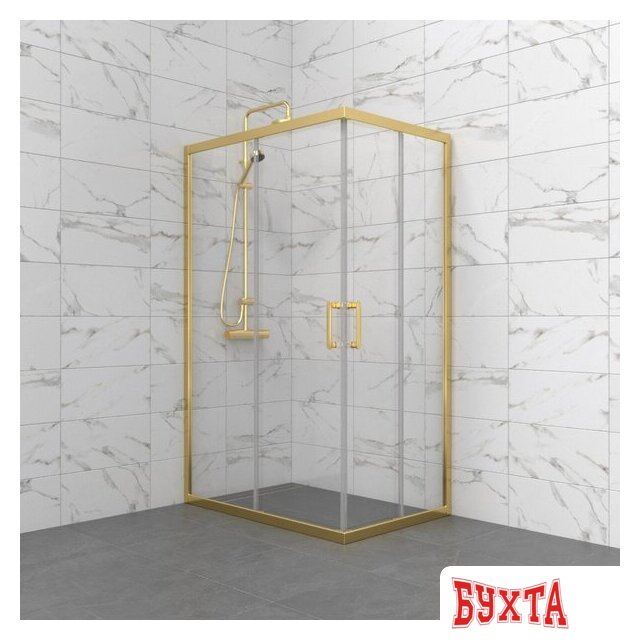 Душевой уголок Triton Фикс-Голд 120х80 (без поддона) 3