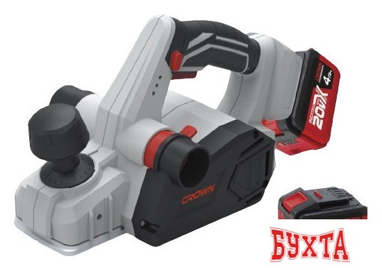 Рубанок Crown CT24001HX-4 (с 2-мя АКБ)