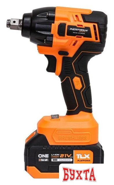 Гайковерт Partisan PCW-2135BL (с 2-мя АКБ, кейс) 3
