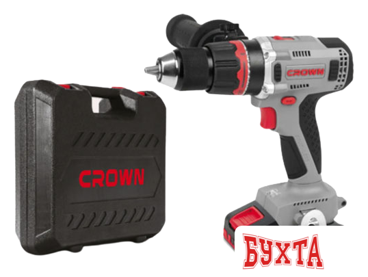Дрель-шуруповерт Crown CT21090HMX-4 BMC (с 2-мя АКБ 4Ah, кейс)