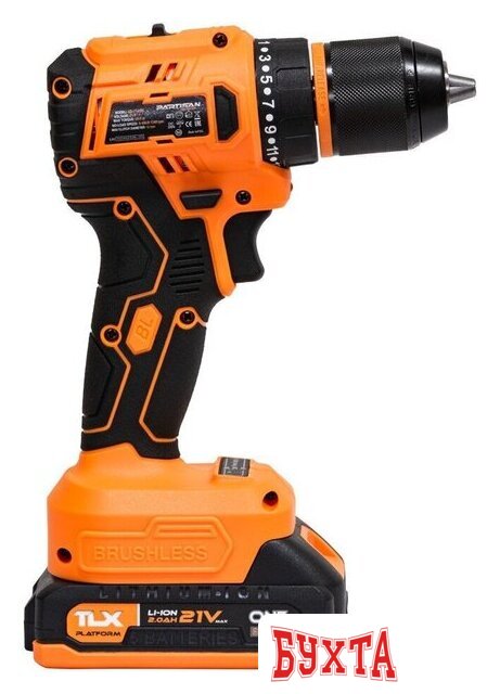 Дрель-шуруповерт Partisan AD-2160BL (с 2-мя АКБ, кейс) 4