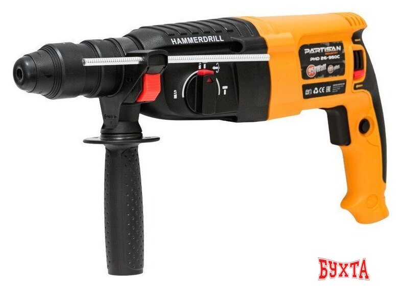 Перфоратор Partisan PHD 26-950C (кейс)