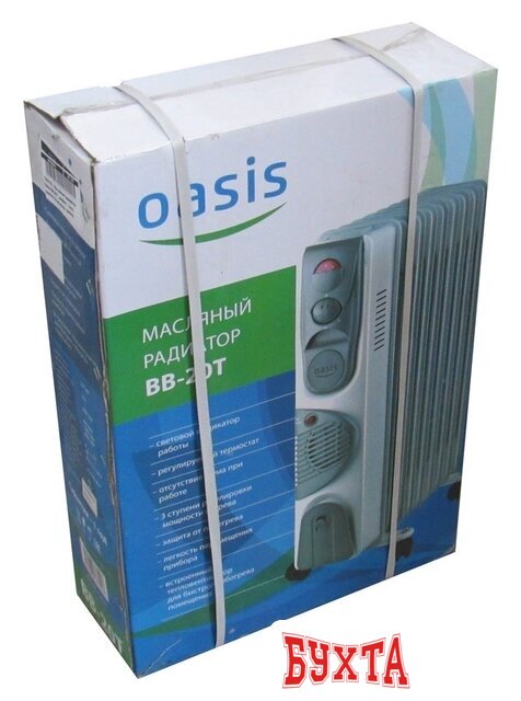 Масляный радиатор с вентилятором Oasis BB-20T 5
