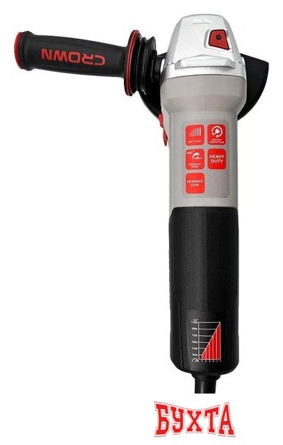 Угловая шлифмашина Crown CT13677-125RSV 3