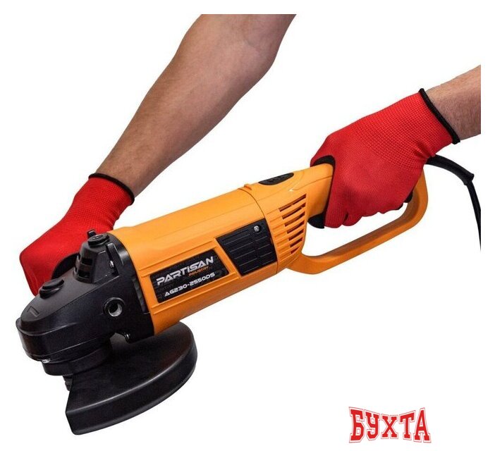 Угловая шлифмашина Partisan AG230-2550DS 4
