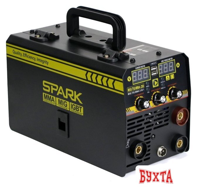 Сварочный инвертор Spark MIG/TIG/MMA-250 (1кг) 2