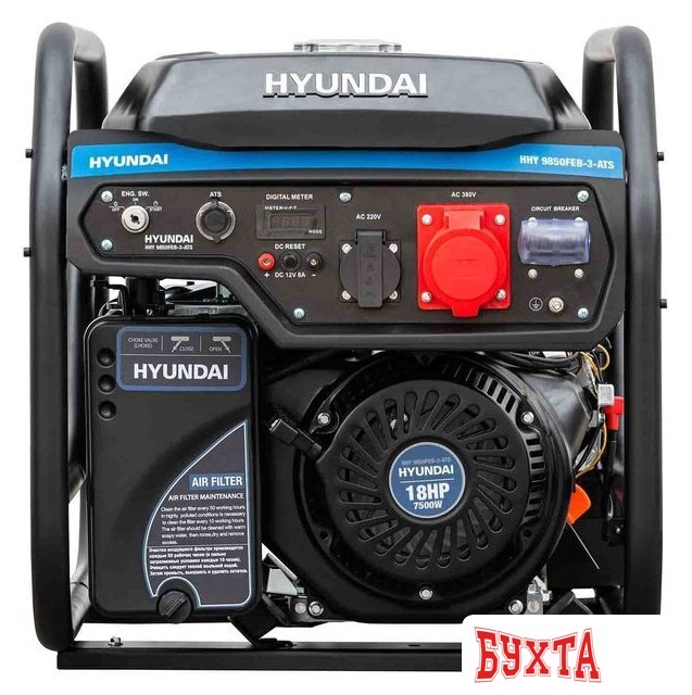 Бензиновый генератор Hyundai HHY 9850FEB-3-ATS 5