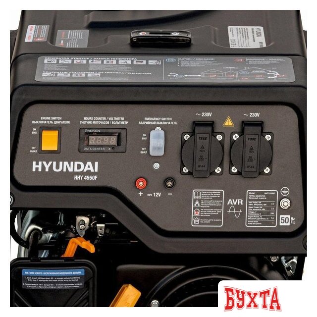 Бензиновый генератор Hyundai HHY 4550F 4