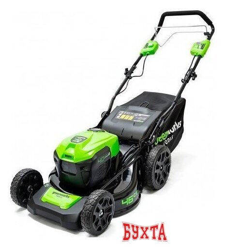 Газонокосилка Greenworks GD40LM46SP (без АКБ) 2