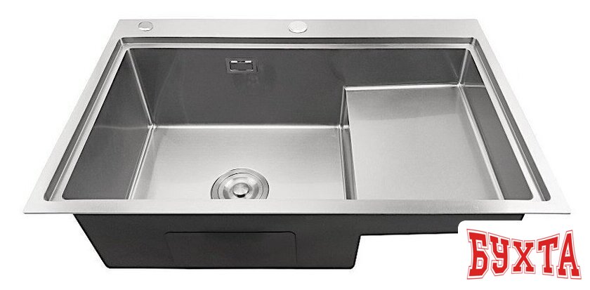 Кухонная мойка Stellar S7550S-TU-L (сатин, с доской) 4