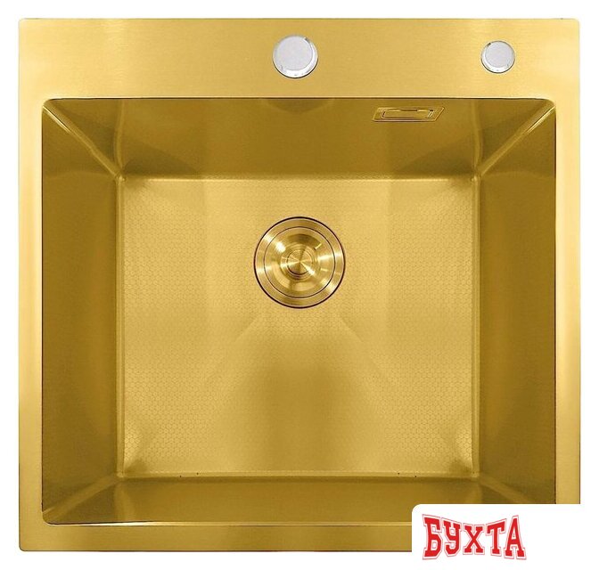 Кухонная мойка Stellar Decor S5550GL-D (золото) 2