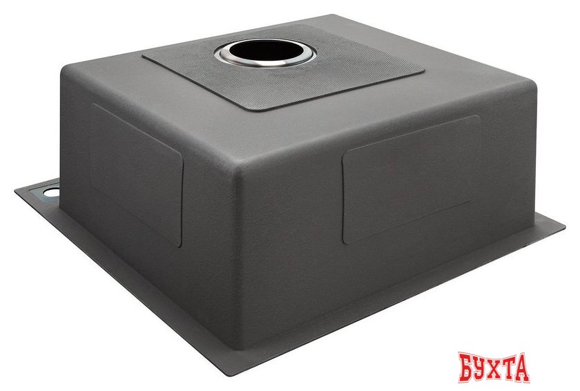 Кухонная мойка Asteria A5050NB-D (черный декор) 2