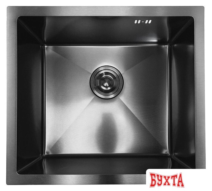 Кухонная мойка Asteria A5045NB-D1 (черный декор) 1