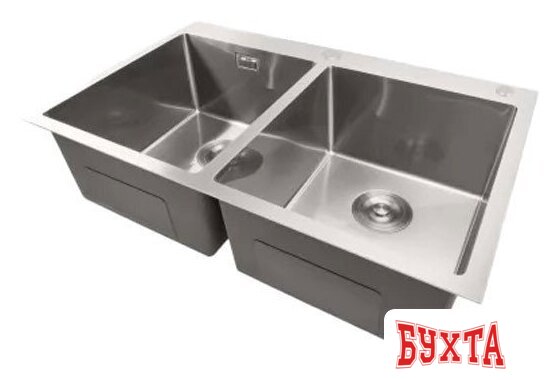Кухонная мойка Stellar E7850-2S (сатин) 2