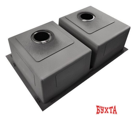 Кухонная мойка Stellar E7850-2S (сатин) 3