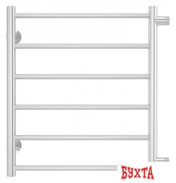 Полотенцесушитель TERMINUS Аврора П6 500x600 (с боковым подключением 500, RAL 9003) 2