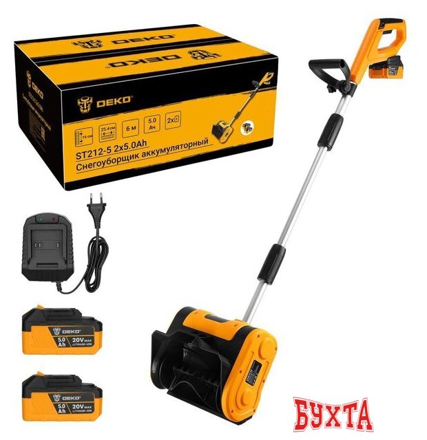 Снегоуборщик Deko ST212-5 083-4442 (с 2-мя АКБ) 1