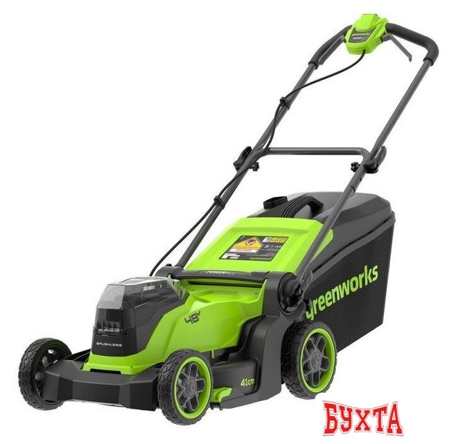 Газонокосилка Greenworks GD24X2LM411 2520907 (без АКБ)