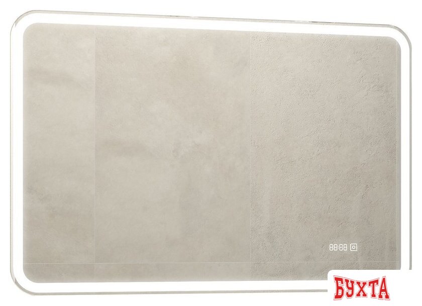 Мебель для ванных комнат Континент Шкаф с зеркалом Tokio Led 90х53 3