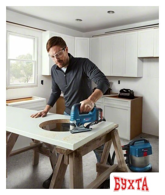 Электролобзик Bosch GST 185-LI Professional 06015B3021 (без АКБ) 3
