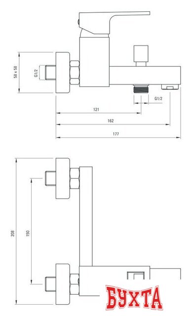 Смеситель Deante Anemon BCZ 010M (хром) 2