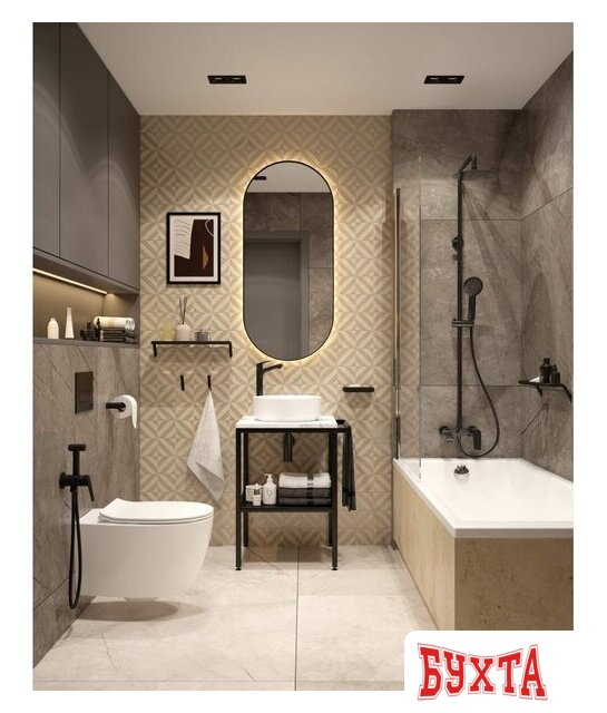 Душевая система Deante Anemon Nero NAC N1JM 2