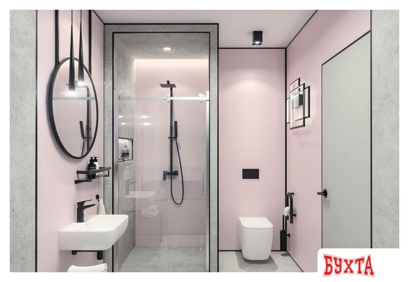 Душевая система Deante Hiacynt Nero NAC N1QM 2