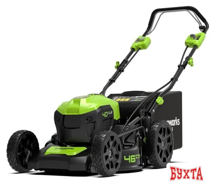 Газонокосилка Greenworks GD40LM46SP 2506807UG (с 1-им АКБ)