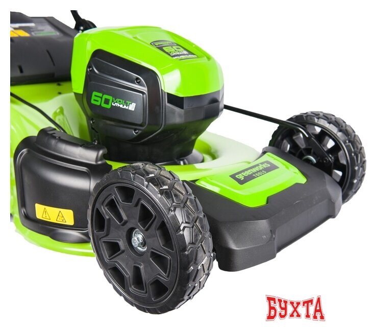 Газонокосилка Greenworks GD60LM46SP (с 1-м АКБ 4 Ah) 5